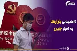 نا اطمینانی بازارها به اخبار چین