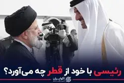 رئیسی با خود از قطر چه می آورد؟