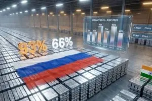 رشد بی‌سابقه سهم آلومینیوم روسیه در LME