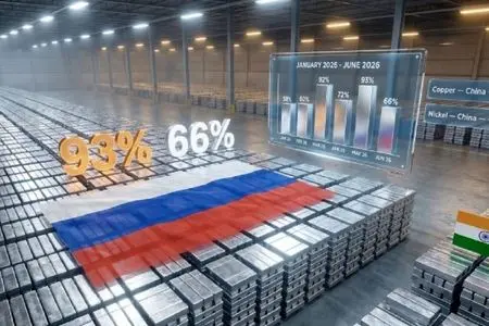 رشد بی‌سابقه سهم آلومینیوم روسیه در LME