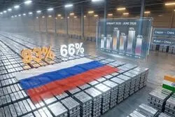 رشد بی‌سابقه سهم آلومینیوم روسیه در LME