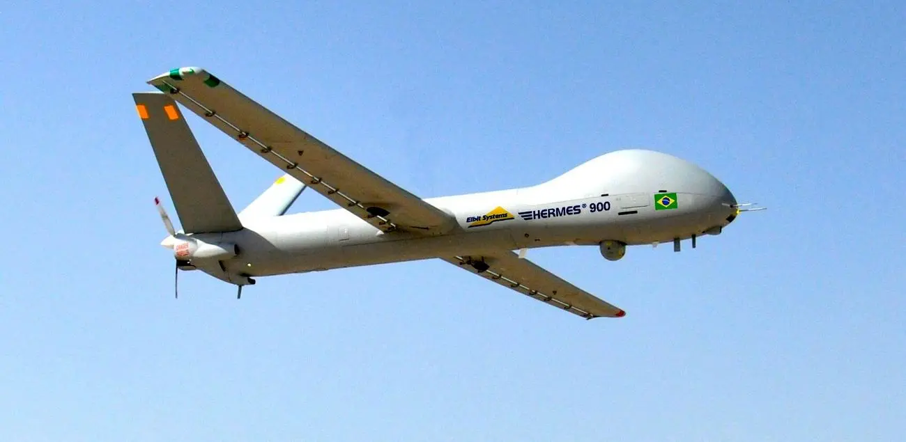 انهدام پهپاد مسلح هرمس ۹۰۰