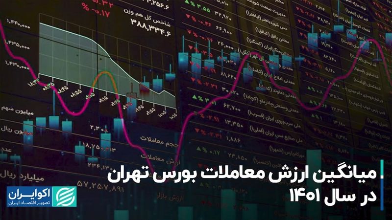 میانگین ارزش معاملات بورس تهران در سال 1401