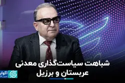 شباهت سیاست‌گذاری معدنی عربستان و برزیل
