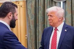 تماس تلفنی ترامپ و جولانی 
