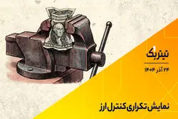 تیتر یک | نمایش تکراری کنترل ارز