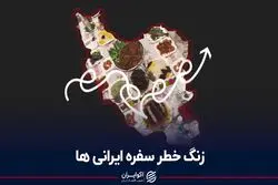 زنگ خطر سفره ایرانی‌ها