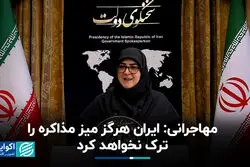 مهاجرانی: ایران هرگز میز مذاکره را ترک نخواهد کرد