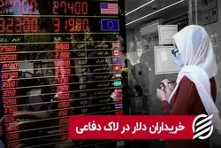 خریداران دلار در لاک دفاعی