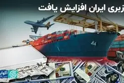 ارزبری ایران افزایش یافت