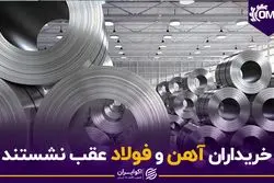 خریداران آهن و فولاد عقب نشستند