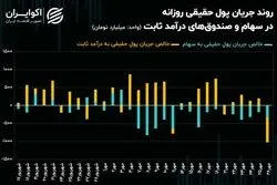 نشیب سرمایه حقیقی در بورس تهران!/ رکورد ورود پول حقیقی به صندوق‌های طلا شکسته شد!