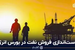پوست‌اندازی فروش نفت در بورس انرژی