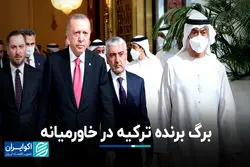 برگ برنده ترکیه در خاورمیانه