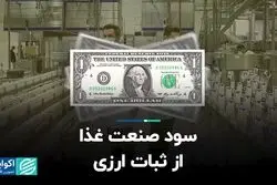 سود صنعت غذا از ثبات قیمت ارز