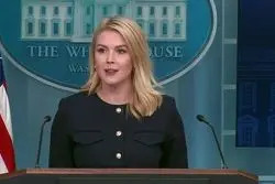 سخنگوی کاخ سفید: دیپلماسی نخستین گزینه ترامپ در قبال ایران است/ترامپ در خواسته‌ جلوگیری از دستیابی کامل ایران به قابلیت‌های هسته‌ای «کاملا صریح»  است