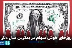 روزهای خوش سهام در بدترین سال دلار