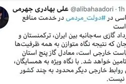 معادل گاز ۵ استان از ترکمنستان وارد خواهد شد 