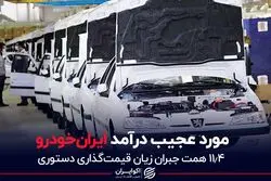 مورد عجیب درآمد ایران‌خودرو