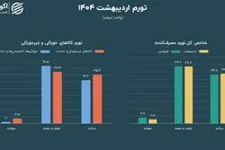 تورم اردیبهشت 1404 منتشر شد؛ قیمت سبد خوراکی فقرا کاهش یافت