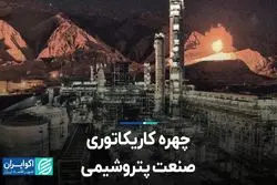 چهره کاریکاتوری صنعت پتروشیمی