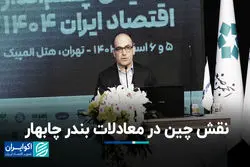 نقش چین در معادلات بندر چابهار