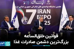 قوانین خلق‌الساعه، بزرگ‌ترین دشمن صادرات غذا