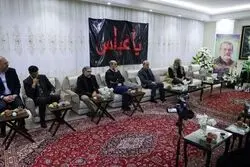 حضور چهره‌های ارشد صداوسیما در منزل شهید علی لاریجانی+ تصاویر