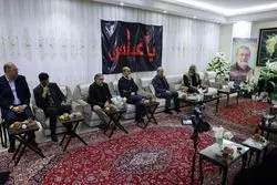 حضور چهره‌های ارشد صداوسیما در منزل شهید علی لاریجانی+ تصاویر