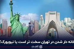 خانه‌دار شدن در تهران سخت‌تر است یا نیویورک؟