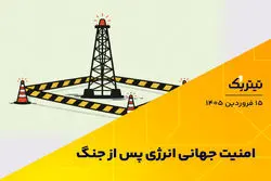 امنیت جهانی انرژی بعد از جنگ