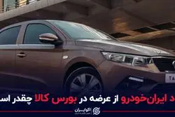 سود ایران‌خودرو از عرضه در بورس کالا چقدر است؟