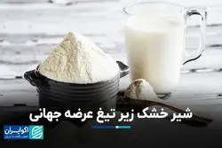 پودر شیرخشک زیر تیغ عرضه جهانی