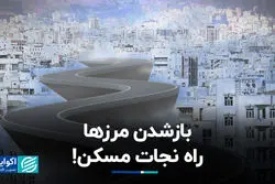 بازشدن مرزها؛ راه نجات مسکن!