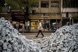 سنگفرش‌ها زیر چرخ ترافیک تهران؟