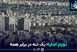 تورم اجاره؛ یک تنه در برابر همه