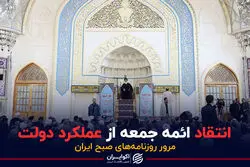 انتقاد ائمه جمعه از عملکرد دولت
