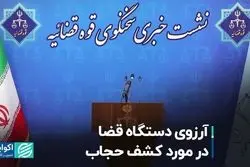 آرزوی دستگاه قضا درمورد کشف حجاب