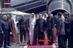 رئیس مجلس قطر برای شرکت در مراسم تشییع رهبر شهید وارد تهران شد