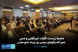 محیط زیست، فلزات غیرآهنی و مس، محور گفت‌وگوهای سومین روز رویداد جامع معدنی