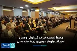 محیط زیست، فلزات غیرآهنی و مس، محور گفت‌وگوهای سومین روز رویداد جامع معدنی