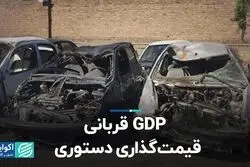 GDP قربانی قیمت دستوری 