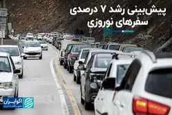پیش‌بینی رشد 7 درصدی سفرهای نوروزی
