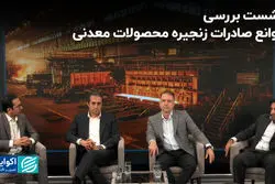نشست بررسی موانع صادرات زنجیره محصولات معدنی