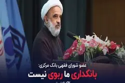 بانکداری ما ربوی نیست