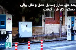 لایحه حق شارژ وسایل حمل و نقل برقی در دستور کار قرار گرفت