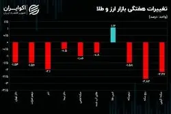 بازدهی بازار ارز و طلا تماماً منفی شد