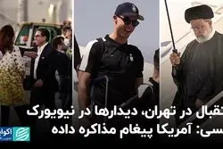 استقبال در تهران، دیدارها در نیویورک