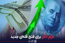 عزم دلار برای فتح قله‌ای جدید
