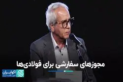 مجوزهای سفارشی برای فولادی‌ها